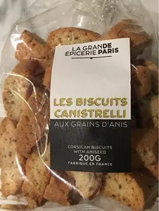 Les biscuits canistrelli aux grains d'anis