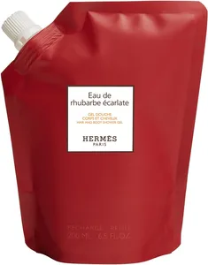 HERMÈS Le Bain Eau de rhubarbe écarlate duschgel för kropp och hår unisex 200 ml