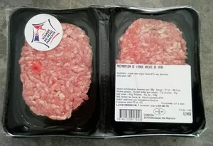 Préparation de viande hachée de veau