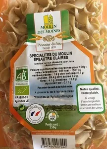 Specialites du moulin epeautre claires