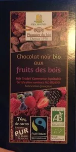 Chocolat Noir Bio aux Fruits des Bois