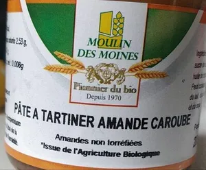 Pâte à tartiner amande caroube