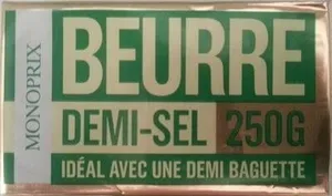 Beurre demi-sel (80 % MG)