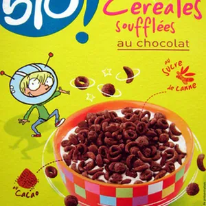 Céréales soufflées au chocolat Bio