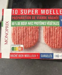 Préparation de viande hachée, Super Moelleux
