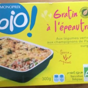 Gratin à l’épeautre bio