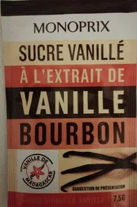 Sucre vanillé monoprix