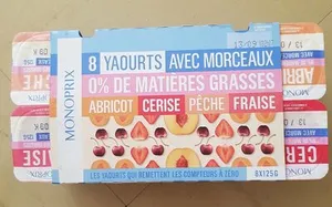 Yaourt avec morceaux 0%