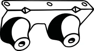 Gummilist, avgassystem BOSAL 255-796