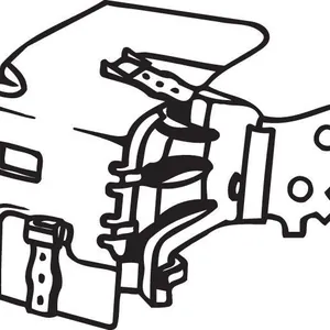 Gummilist, avgassystem BOSAL 255-906