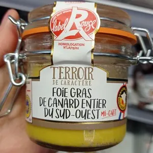 Foie gras de canard entier du Sud-Ouest mi-cuit