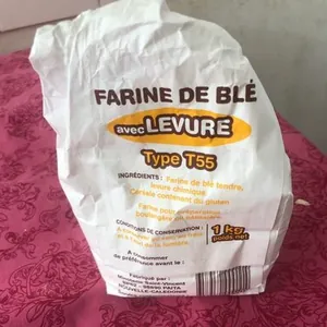 Farine de blé avec levure