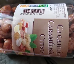 Cacahuètes au citron