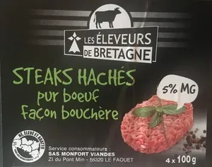 Steak haches pur boeuf façon bouchère