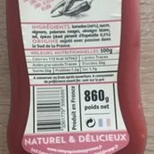 Ketch'up au piment d'espelette