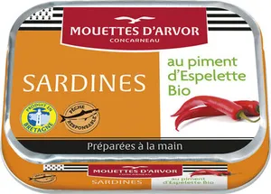 Sardines au piment d'Espelette bio
