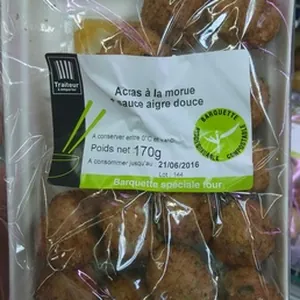 Acras à la morue + Sauce aigre douce
