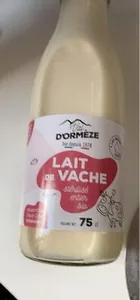Lait de vache