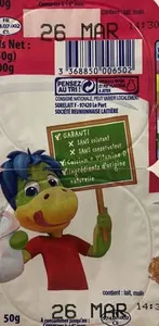 Gervais nature sucré