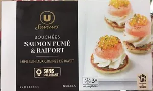 Bouchees saumon fume