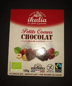 Petits Coeurs Chocolat Praliné & Ganache