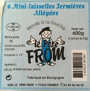 Mini faisselles fermieres allegees