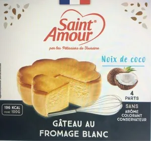 Gâteau au fromage blanc à la noix de coco