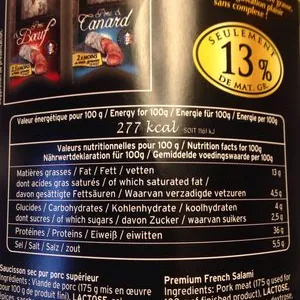 Saucisson excellence des saveurs