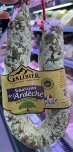 Marché de nos Régions Saucisson de l'Ardèche fabrication à l'ancienne le saucisson de 300 g
