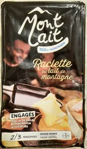 Raclette au lait de montagne