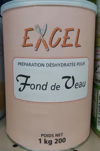 Préparation déshydratée pour fond de veau