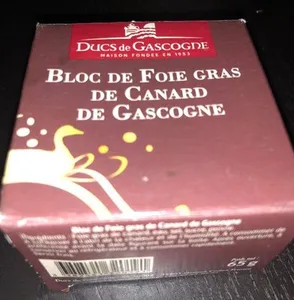 Bloc de fois gras de canard de gascogne