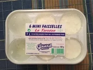 6 mini faisselles