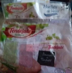 Tendriade le veau surgelé