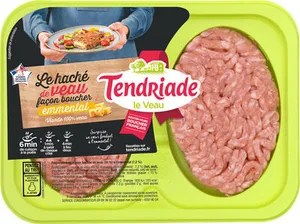 Préparation de viande hachée de veau à l'emmental