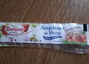 Saucisses de veau aux légumes du jardin