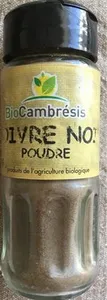 Poivre noir poudre