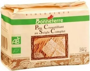 Pain croustillant au seigle complet