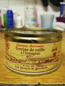 Terrine de caille à l'armagnac