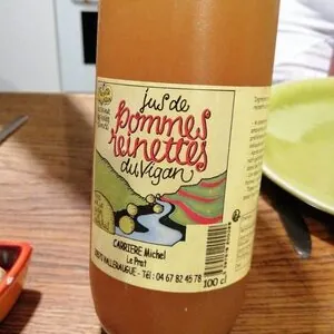 Jus de pommes reinettes du vigan