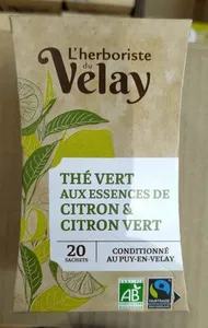 Thé vert citron & citron vert