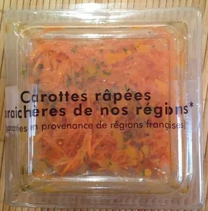 Carottes râpées maraichères de nos régions
