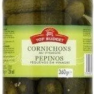 Top Budget Cornichons au vinaigre