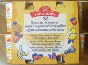 12 Yaourts sucrés aromatisés