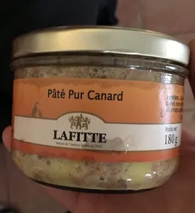 Paté pur canard lafitte