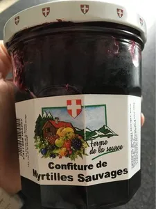 Confirure de myrtilles sauvages