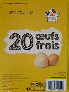 Œufs frais (Œufs de France)
