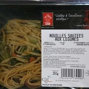 Nouilles sautées aux légumes