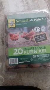20 Oeufs frais plein air
