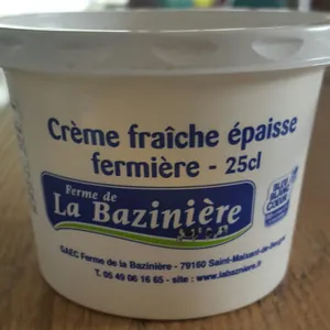 Crème fraîche épaisse fermière